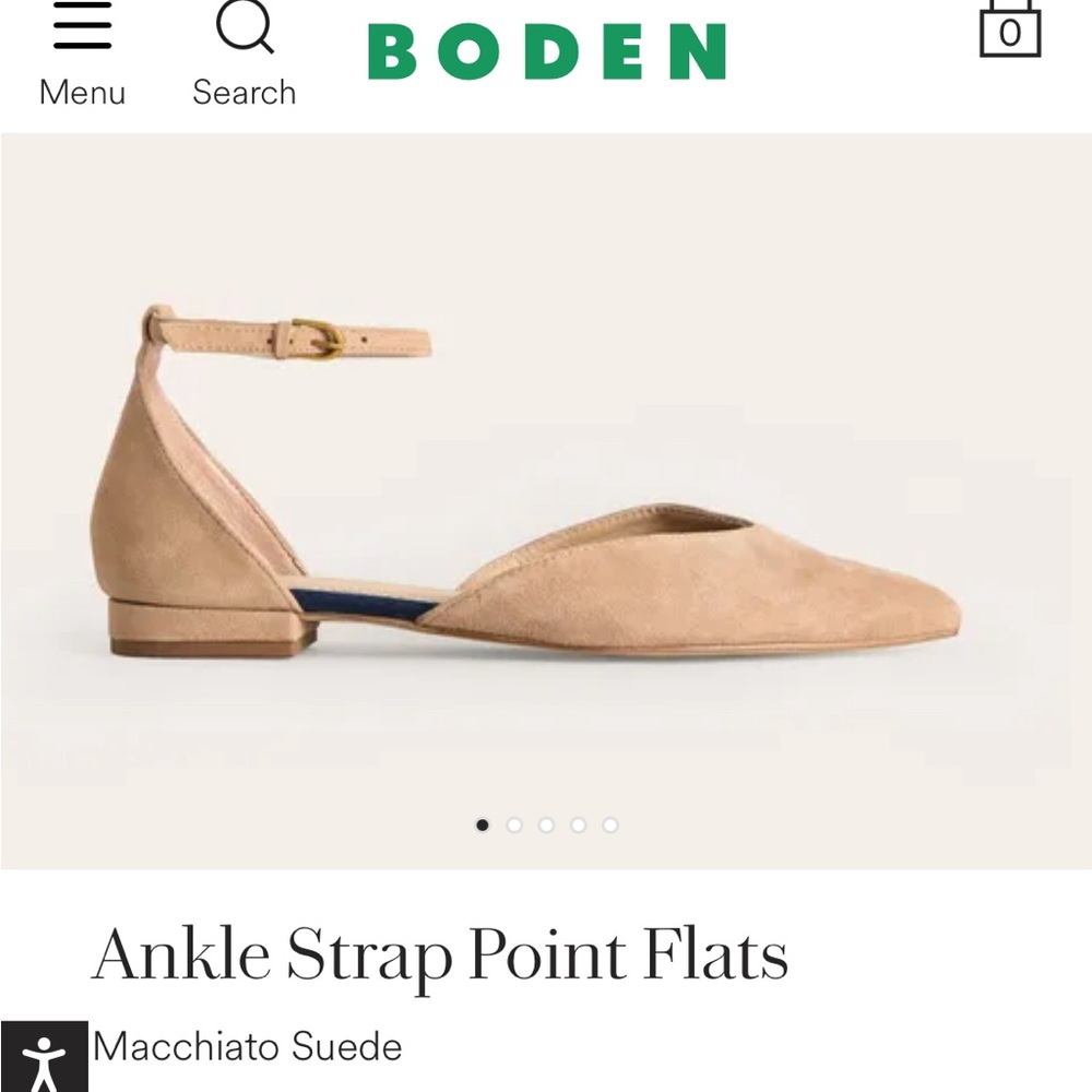 Boden Ankle Strap Flats